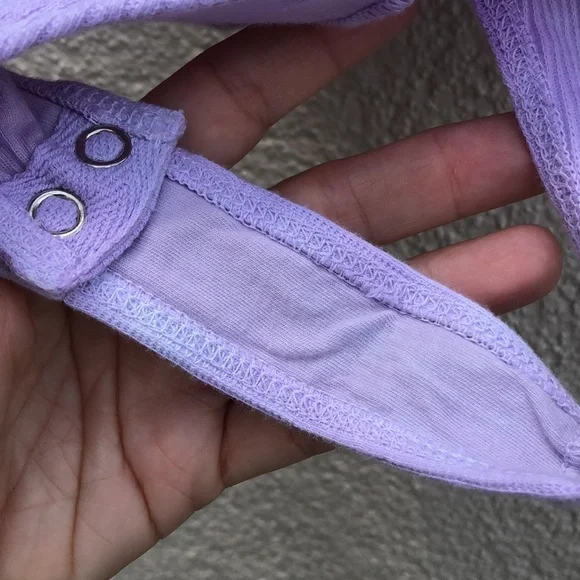 NWOT! - n:PHILANTHROPY Suri Pastel 100% Cotton Tie Dye Short Sleeve Bodysuit - Picture 5 of 10